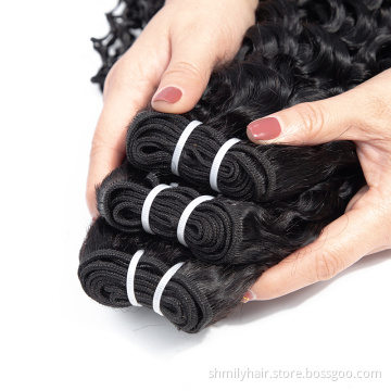 100% Human Hair Weave Bundles,Mink Brazilian Hair,Raw Virgin Cuticle Aligned Hair Water Wave Bundles